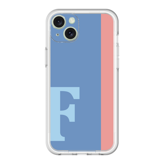 スリムプロテクションプレミアムケース［ オリジナル - initial color line - F blue ］