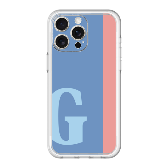 スリムプロテクションプレミアムケース［ オリジナル - initial color line - G blue ］