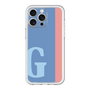 スリムプロテクションプレミアムケース［ オリジナル - initial color line - G blue ］