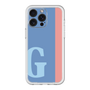 スリムプロテクションプレミアムケース［ オリジナル - initial color line - G blue ］