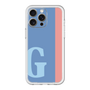 スリムプロテクションプレミアムケース［ オリジナル - initial color line - G blue ］