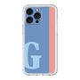 スリムプロテクションプレミアムケース［ オリジナル - initial color line - G blue ］