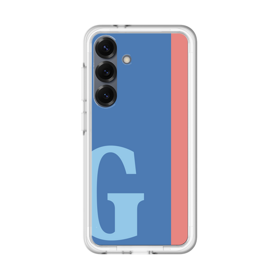 スリムプロテクションプレミアムケース［ オリジナル - initial color line - G blue ］