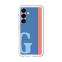 スリムプロテクションプレミアムケース［ オリジナル - initial color line - G blue ］