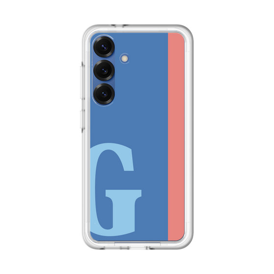 スリムプロテクションプレミアムケース［ オリジナル - initial color line - G blue ］