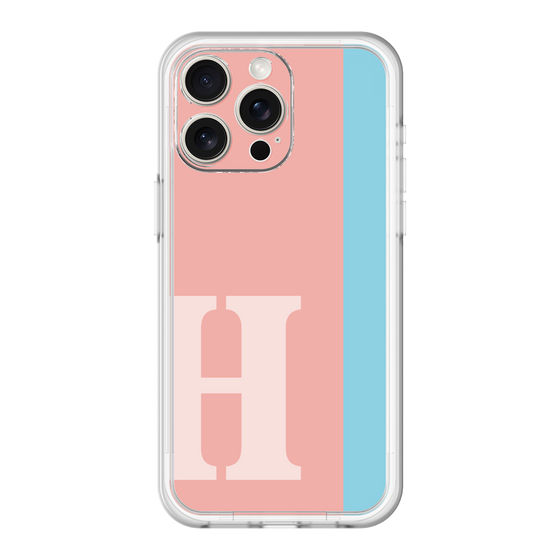 スリムプロテクションプレミアムケース［ オリジナル - initial color line - H pink ］