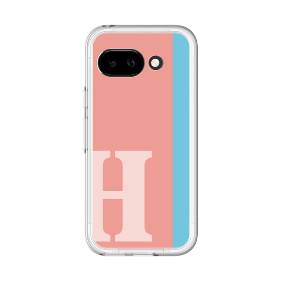スリムプロテクションプレミアムケース［ オリジナル - initial color line - H pink ］