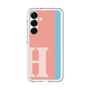 スリムプロテクションプレミアムケース［ オリジナル - initial color line - H pink ］