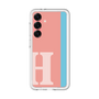 スリムプロテクションプレミアムケース［ オリジナル - initial color line - H pink ］