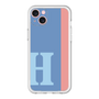 スリムプロテクションプレミアムケース［ オリジナル - initial color line - H blue ］