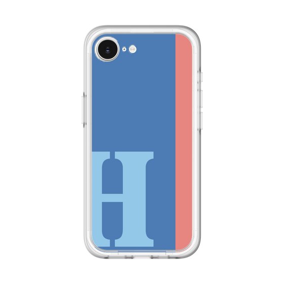 スリムプロテクションプレミアムケース［ オリジナル - initial color line - H blue ］