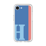 スリムプロテクションプレミアムケース［ オリジナル - initial color line - H blue ］
