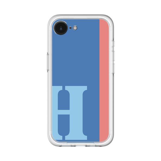 スリムプロテクションプレミアムケース［ オリジナル - initial color line - H blue ］
