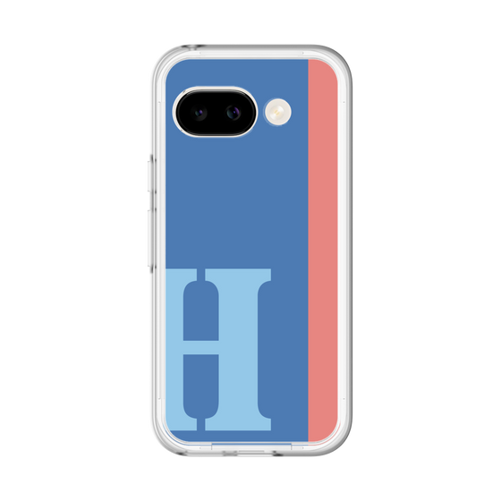スリムプロテクションプレミアムケース［ オリジナル - initial color line - H blue ］