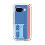 スリムプロテクションプレミアムケース［ オリジナル - initial color line - H blue ］