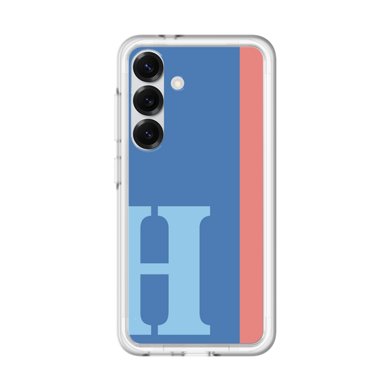 スリムプロテクションプレミアムケース［ オリジナル - initial color line - H blue ］