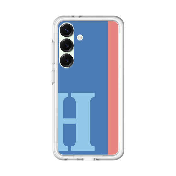 スリムプロテクションプレミアムケース［ オリジナル - initial color line - H blue ］