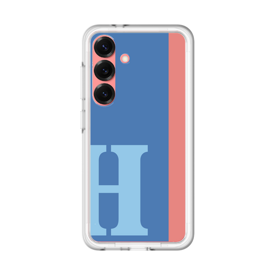 スリムプロテクションプレミアムケース［ オリジナル - initial color line - H blue ］