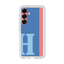 スリムプロテクションプレミアムケース［ オリジナル - initial color line - H blue ］