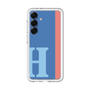 スリムプロテクションプレミアムケース［ オリジナル - initial color line - H blue ］