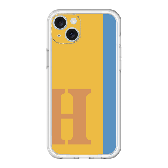 スリムプロテクションプレミアムケース［ オリジナル - initial color line - H orange ］