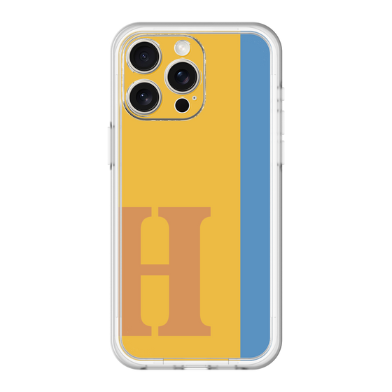 スリムプロテクションプレミアムケース［ オリジナル - initial color line - H orange ］