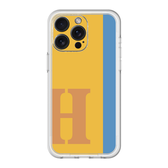 スリムプロテクションプレミアムケース［ オリジナル - initial color line - H orange ］
