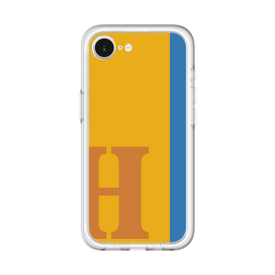スリムプロテクションプレミアムケース［ オリジナル - initial color line - H orange ］