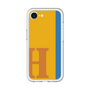 スリムプロテクションプレミアムケース［ オリジナル - initial color line - H orange ］