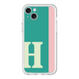 スリムプロテクションプレミアムケース［ オリジナル - initial color line - H green ］