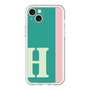 スリムプロテクションプレミアムケース［ オリジナル - initial color line - H green ］