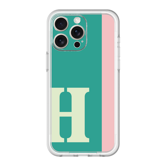 スリムプロテクションプレミアムケース［ オリジナル - initial color line - H green ］