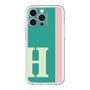 スリムプロテクションプレミアムケース［ オリジナル - initial color line - H green ］