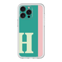 スリムプロテクションプレミアムケース［ オリジナル - initial color line - H green ］