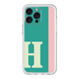 スリムプロテクションプレミアムケース［ オリジナル - initial color line - H green ］