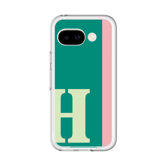 スリムプロテクションプレミアムケース［ オリジナル - initial color line - H green ］