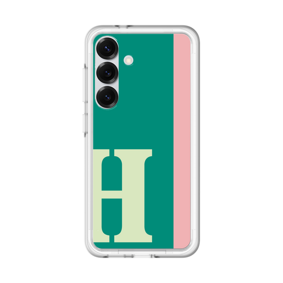 スリムプロテクションプレミアムケース［ オリジナル - initial color line - H green ］