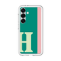 スリムプロテクションプレミアムケース［ オリジナル - initial color line - H green ］
