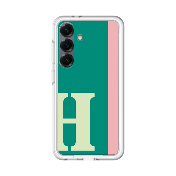 スリムプロテクションプレミアムケース［ オリジナル - initial color line - H green ］