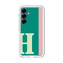 スリムプロテクションプレミアムケース［ オリジナル - initial color line - H green ］