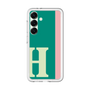 スリムプロテクションプレミアムケース［ オリジナル - initial color line - H green ］