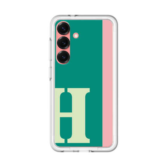 スリムプロテクションプレミアムケース［ オリジナル - initial color line - H green ］