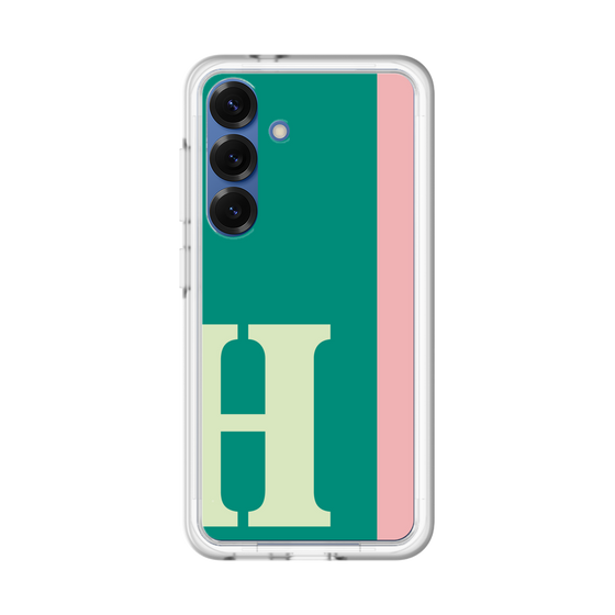 スリムプロテクションプレミアムケース［ オリジナル - initial color line - H green ］