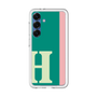 スリムプロテクションプレミアムケース［ オリジナル - initial color line - H green ］