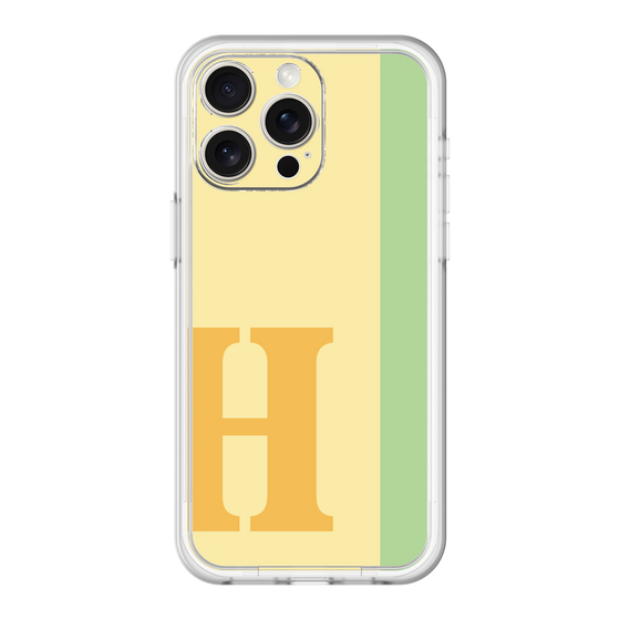 スリムプロテクションプレミアムケース［ オリジナル - initial color line - H yellow ］