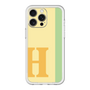 スリムプロテクションプレミアムケース［ オリジナル - initial color line - H yellow ］