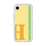 スリムプロテクションプレミアムケース［ オリジナル - initial color line - H yellow ］