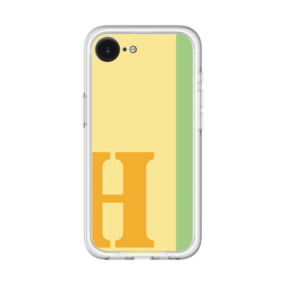 スリムプロテクションプレミアムケース［ オリジナル - initial color line - H yellow ］