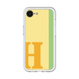 スリムプロテクションプレミアムケース［ オリジナル - initial color line - H yellow ］