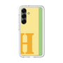 スリムプロテクションプレミアムケース［ オリジナル - initial color line - H yellow ］